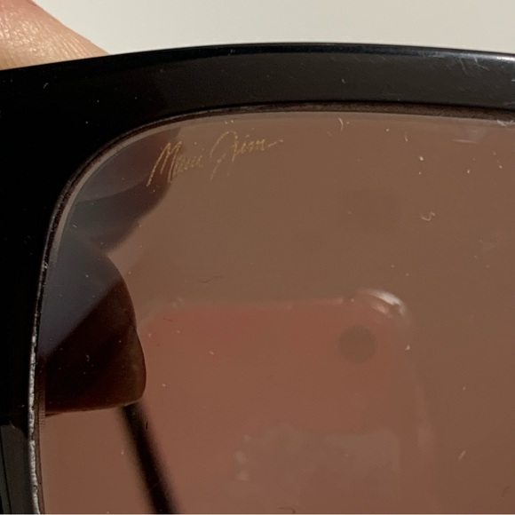 Maui Jim Black Sunglasses Mirror Lenses Hawaii Westside Polarized - Picture 2 of 7